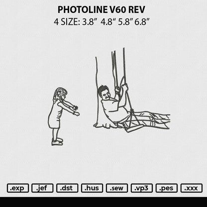 Photoline V60 Embroidery File 4 sizes