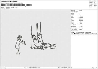 Photoline V60 Embroidery File 4 sizes