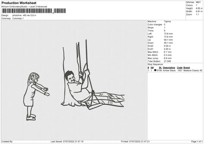 Photoline V60 Embroidery File 4 sizes