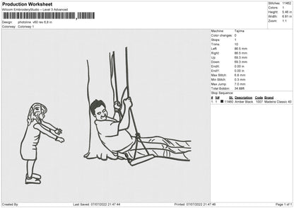 Photoline V60 Embroidery File 4 sizes