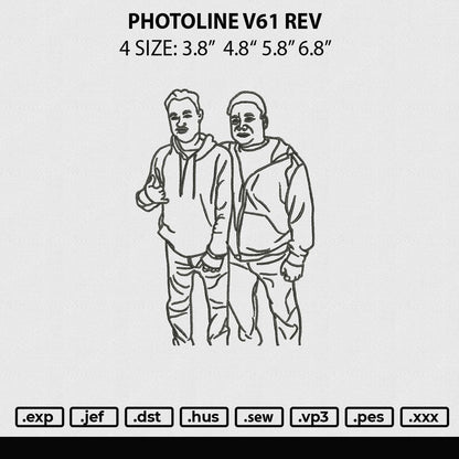 Photoline V61 Embroidery File 4 sizes
