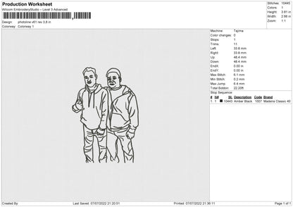 Photoline V61 Embroidery File 4 sizes