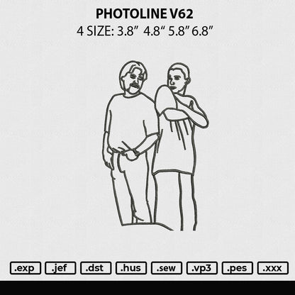 Photoline V62 Embroidery File 4 sizes