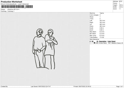 Photoline V62 Embroidery File 4 sizes