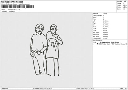 Photoline V62 Embroidery File 4 sizes