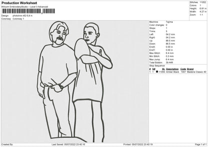 Photoline V62 Embroidery File 4 sizes