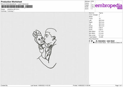 Photoline V64 Embroidery File 4 size