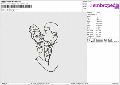 Photoline V64 Embroidery File 4 size