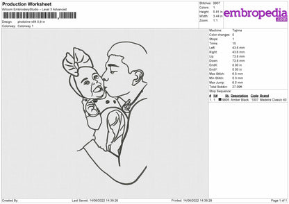 Photoline V64 Embroidery File 4 size