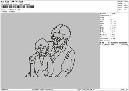 Photoline V65 Embroidery File 5 sizes