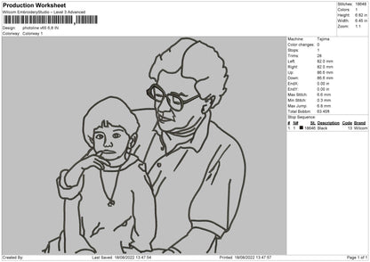 Photoline V65 Embroidery File 5 sizes