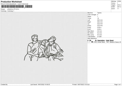 Photoline V70 Embroidery File 4 sizes