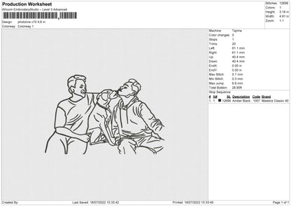 Photoline V70 Embroidery File 4 sizes