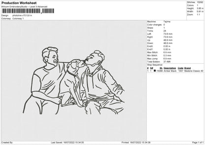 Photoline V70 Embroidery File 4 sizes