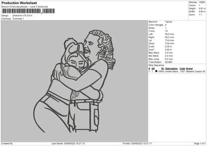 Photoline V70 Embroidery File 5 sizes
