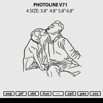 Photoline V71 Embroidery File 4 sizes