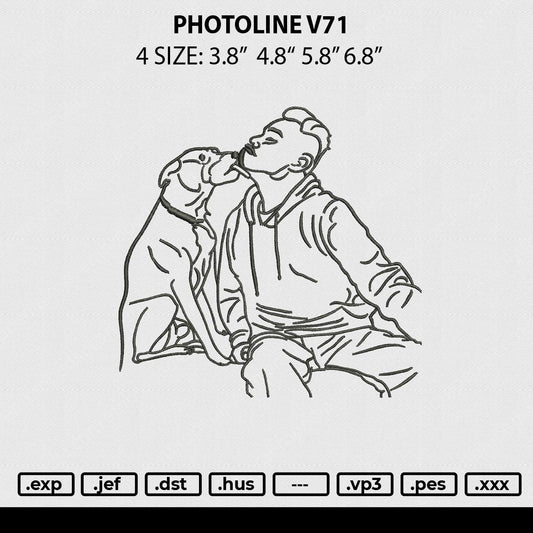 Photoline V71 Embroidery File 4 sizes