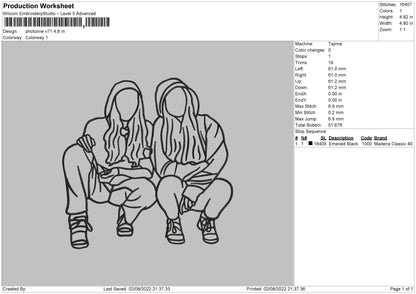 Photoline V71 02 Embroidery File 4 sizes