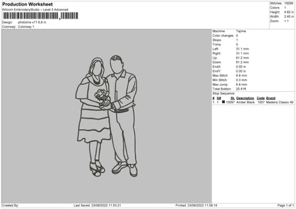 Photoline V71 Embroidery File 5 sizes