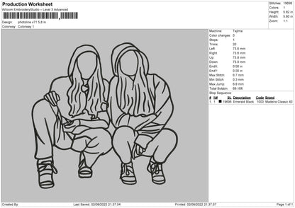 Photoline V71 02 Embroidery File 4 sizes