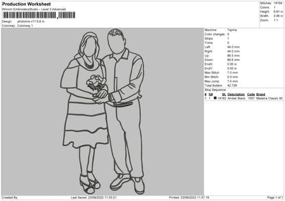 Photoline V71 Embroidery File 5 sizes