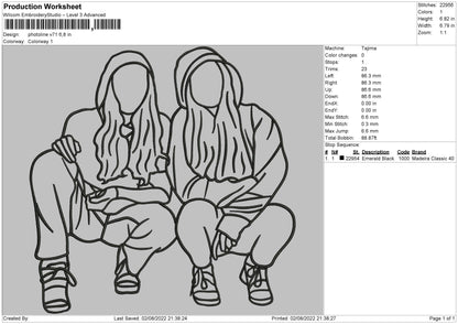 Photoline V71 02 Embroidery File 4 sizes
