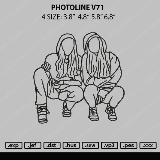 Photoline V71 02 Embroidery File 4 sizes