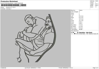 Photoline V77 Embroidery File 5 sizes