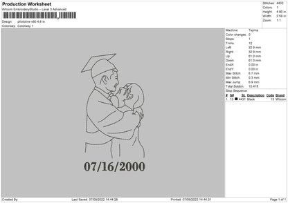 Photoline V80 02 Embroidery File 5 sizes