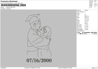 Photoline V80 02 Embroidery File 5 sizes