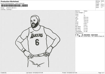 Photoline V88 Embroidery File 6 sizes