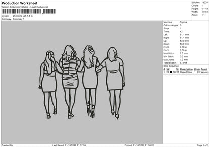Photoline V95 Embroidery File 6 sizes