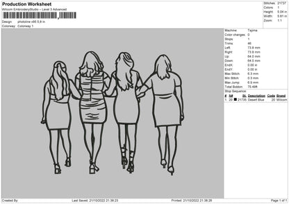 Photoline V95 Embroidery File 6 sizes