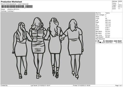 Photoline V95 Embroidery File 6 sizes