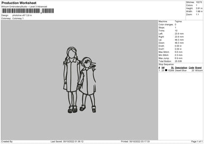 Photoline V97 02 Emboidery File 5 sizes