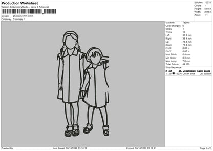 Photoline V97 02 Emboidery File 5 sizes