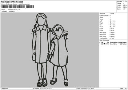 Photoline V97 02 Emboidery File 5 sizes