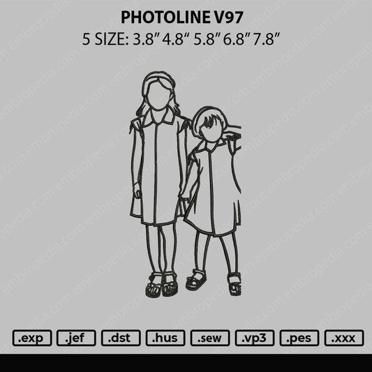 Photoline V97 02 Emboidery File 5 sizes