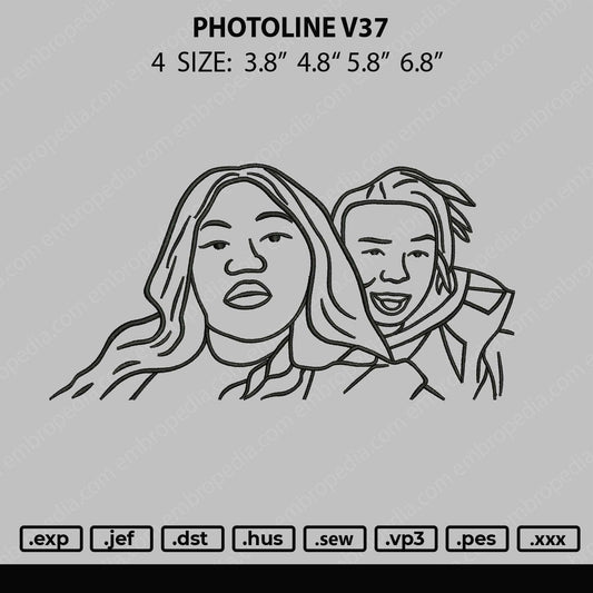 PhotoLine V37 Embroidery File 4 size