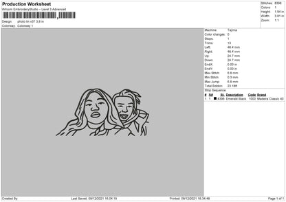 PhotoLine V37 Embroidery File 4 size