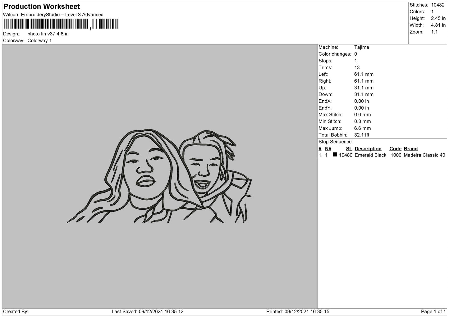 PhotoLine V37 Embroidery File 4 size