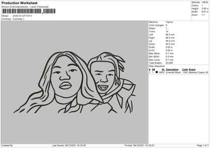 PhotoLine V37 Embroidery File 4 size