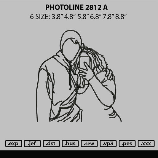 Photoline 2812 A Embroidery File 6 sizes