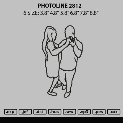 Photoline 2812 Embroidery File 6 sizes