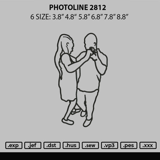 Photoline 2812 Embroidery File 6 sizes
