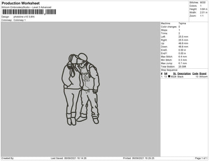 Photoline V10 Embroidery File 4 size