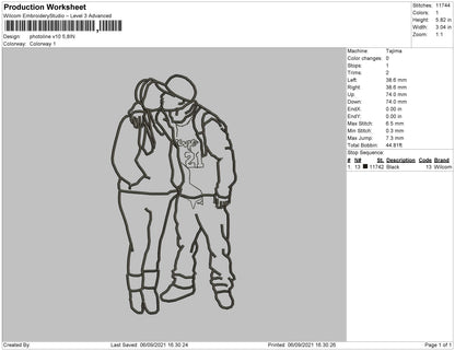 Photoline V10 Embroidery File 4 size