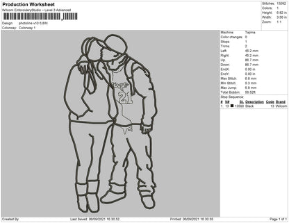 Photoline V10 Embroidery File 4 size