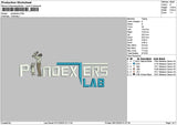 Pindextext Embroidery File 6 sizes
