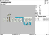 Pindextext Embroidery File 6 sizes